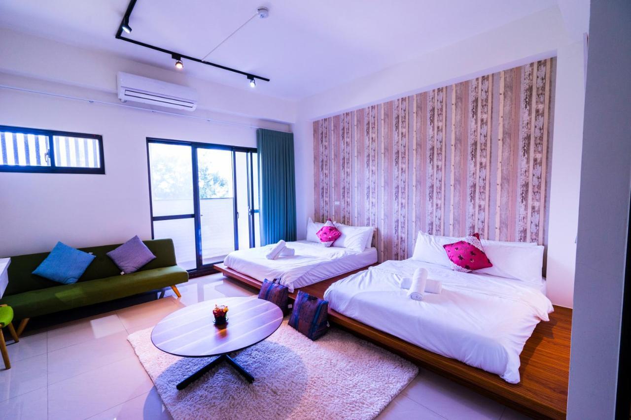 黑琵軼棧湖濱旅宿 K&B Happy Hostel Tainan Exteriör bild